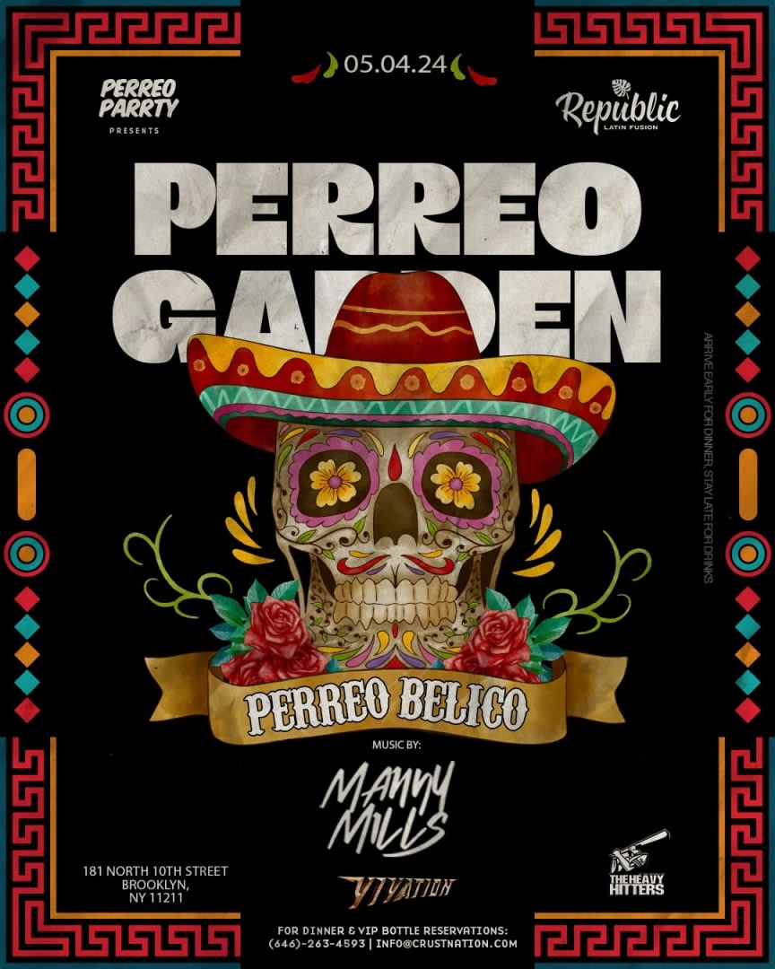 Event - Perreo Garden: Jardin Belico - Latin & Reggaetón Party @ Republic