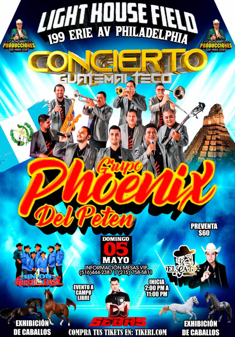 Event - GRUPO PHOENIX DEL PETÉN / UNION QUICHELENSE EN PHILADELPHIA 