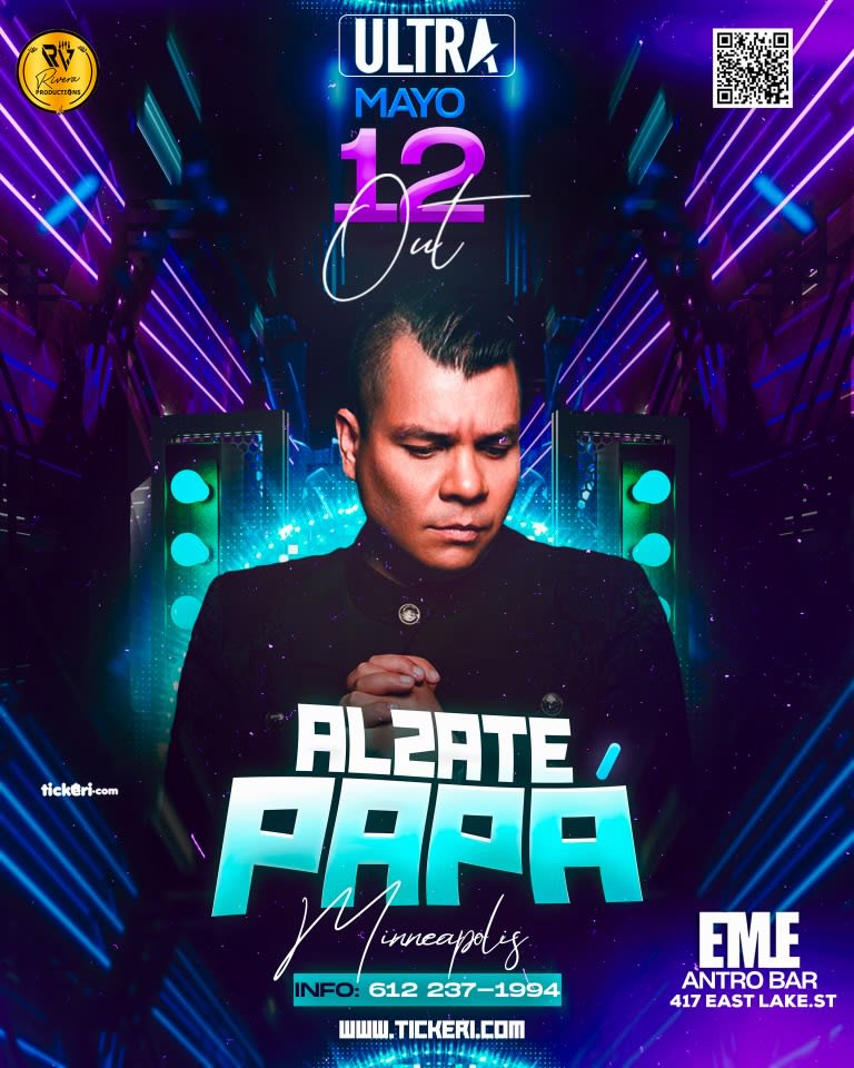 Event - Álzate papá  - Minneapolis, MN - dom, 12 de mayo de 2024} | concert tickets