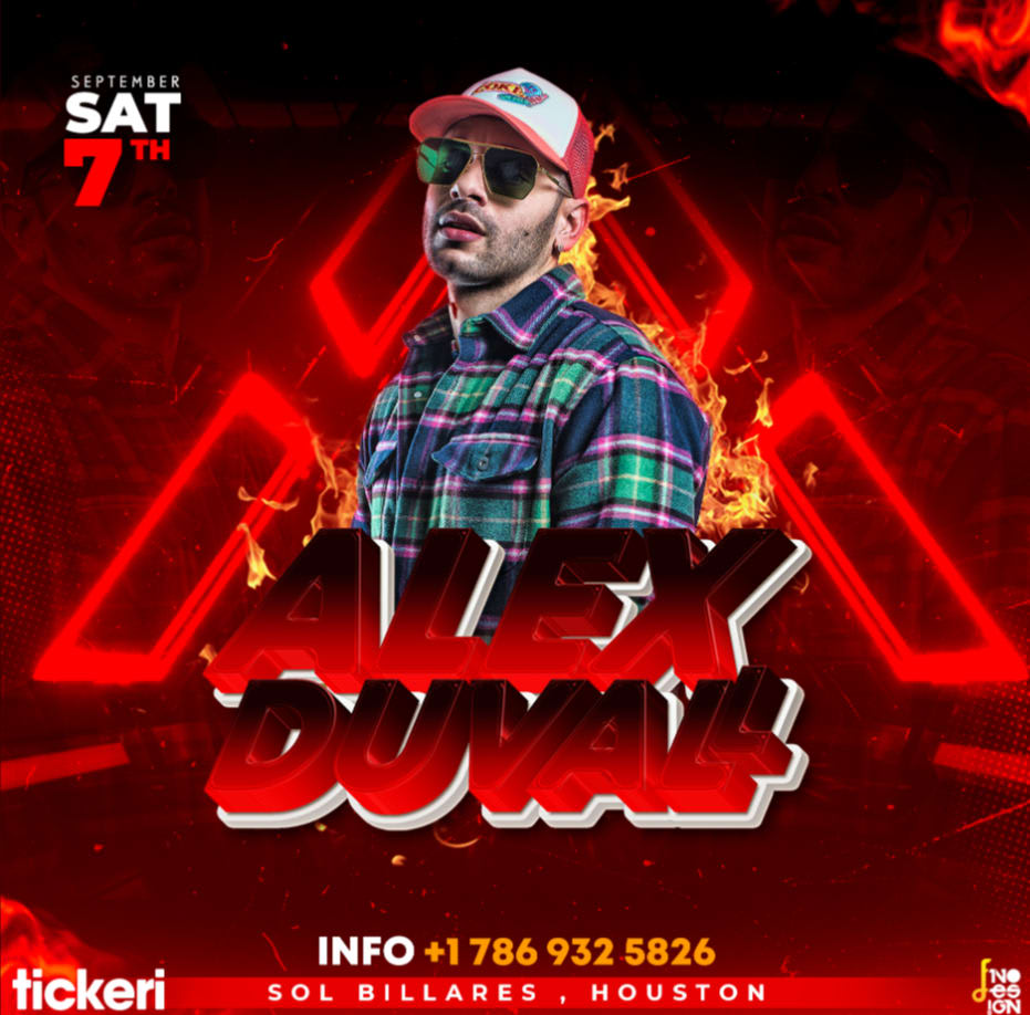 Event - ALEX DUVALL EN CONCIERTO ! - Houston, TX - sáb, 7 de septiembre de 2024} | concert tickets