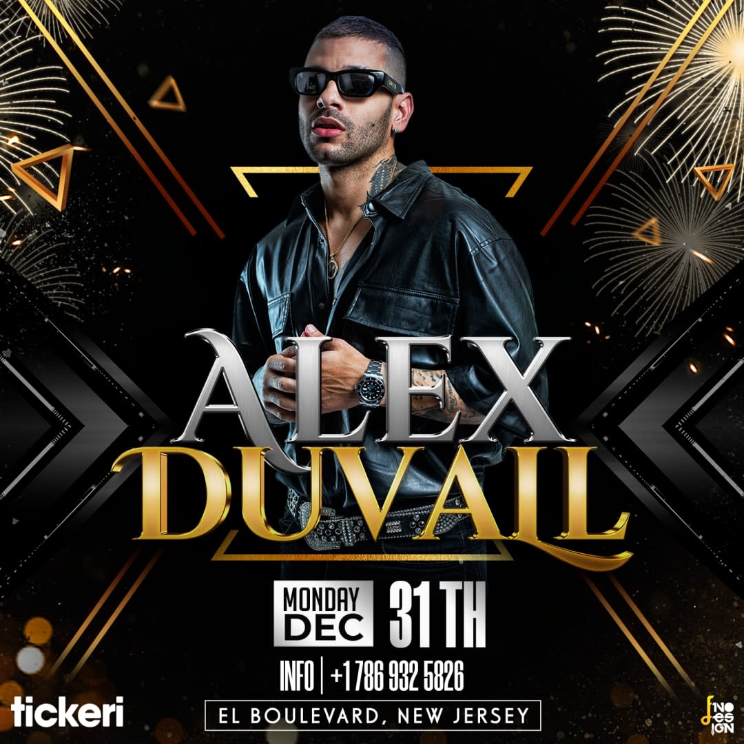 Event - ALEX DUVALL EN CONCIERTO ! - North bergen, NJ - Tue, December 31, 2024} | concert tickets