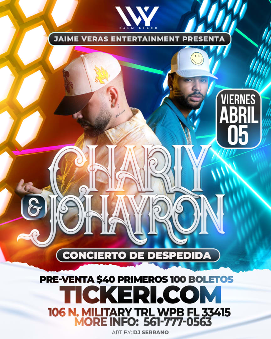 Event -  CHARLY & JOHAYRON EN CONCIERTO ! LA DESPEDIDA 