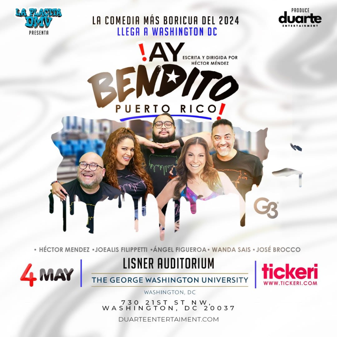 Event - ¡Ay Bendito Puerto Rico! - Washington, District Of Columbia - sáb, 4 de mayo de 2024} | concert tickets