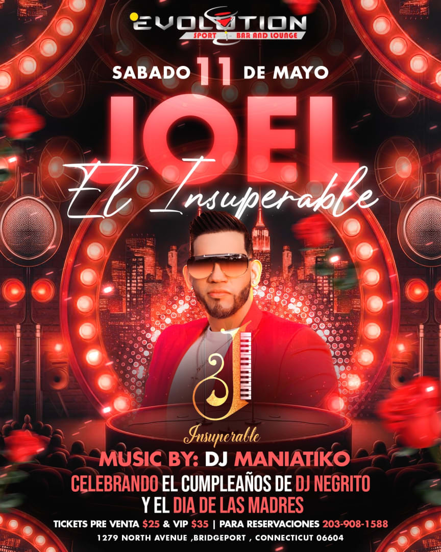 Event - Joel El Insuperable En Vivo - Bridgeport, CT - Sat, May 11, 2024} | concert tickets