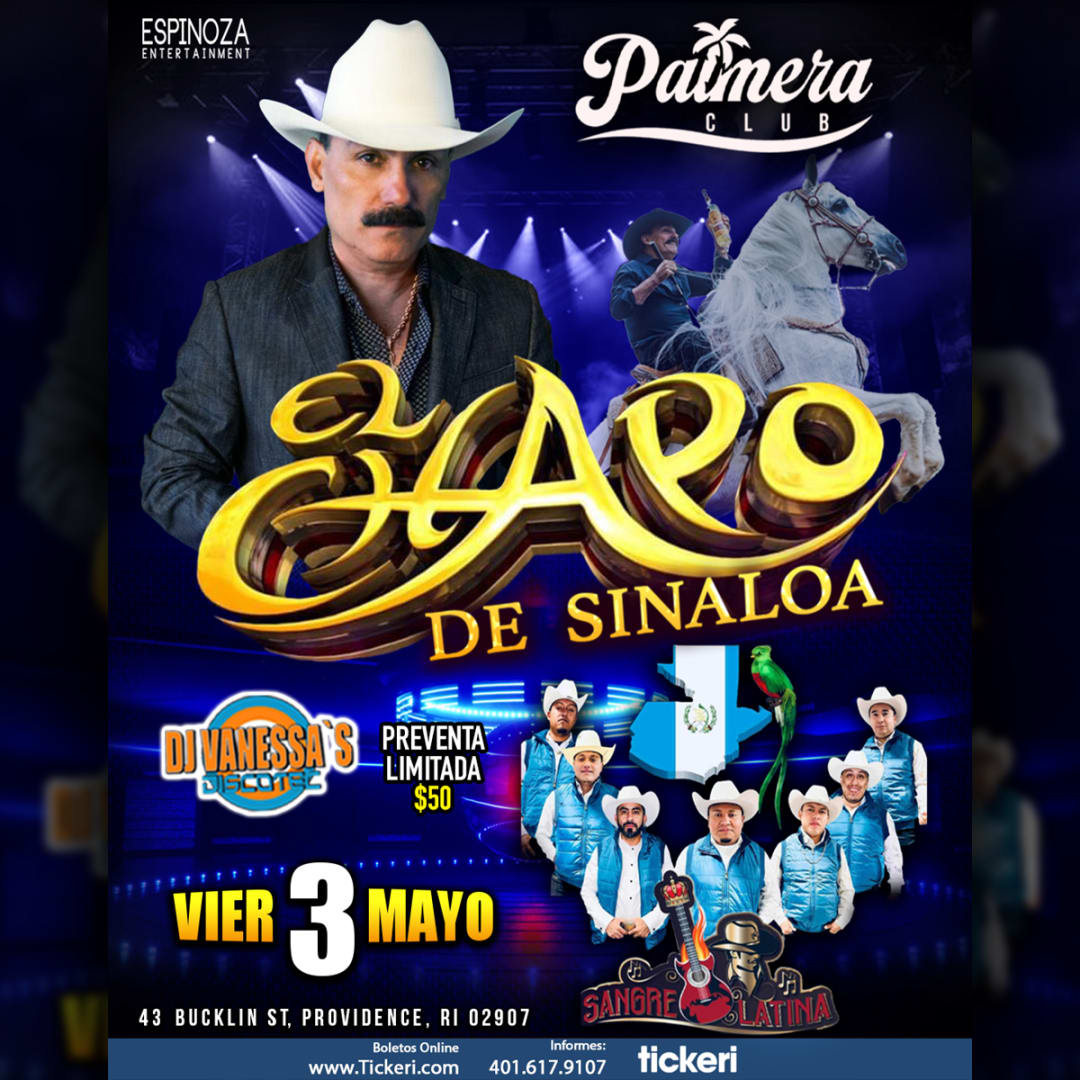 Event - EL CHAPO DE SINALOA en vivo en Providence, RI - Providence, RI - Fri, May 3, 2024} | concert tickets