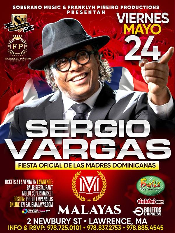 Event - Sergio Vargas en Vivo - Lawrence, MA - vie, 24 de mayo de 2024} | concert tickets