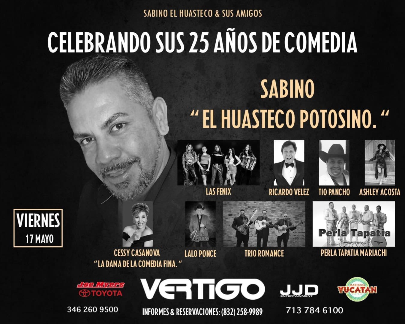 Event - SABINO EL HUASTECO POTOSINO ! - Houston, TX - Fri, May 17, 2024} | concert tickets