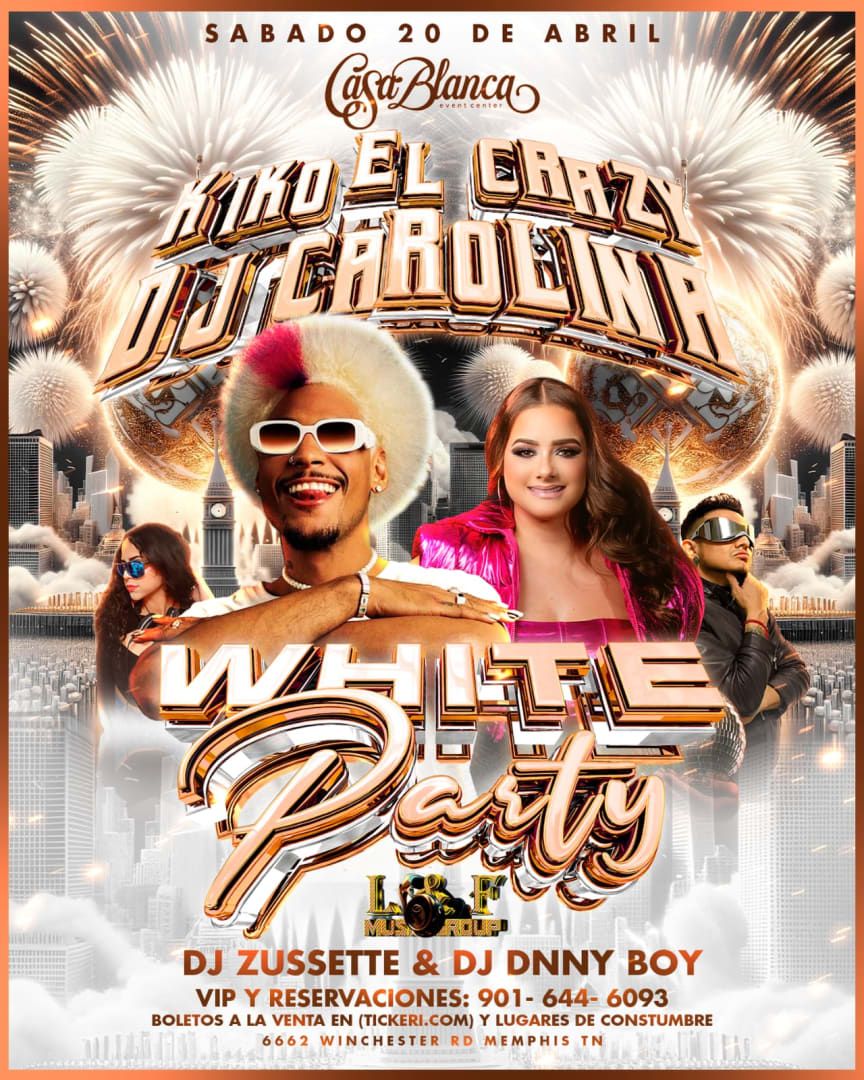 Event - WHITE PARTY  con DJ Carolina y Kiko  El Crazy