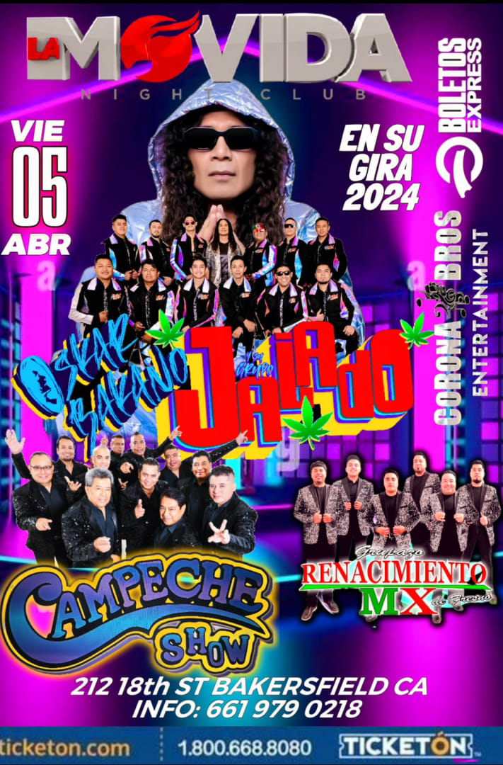 Event - GRUPO JALADO / LA MOVIDA / BAKERSFIELD CA 