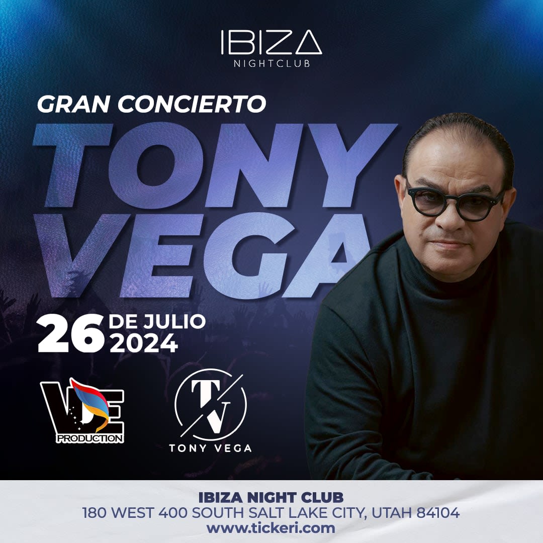 Event - Tony Vega - Utah - Salt Lake City, UT - vie, 26 de julio de 2024} | concert tickets