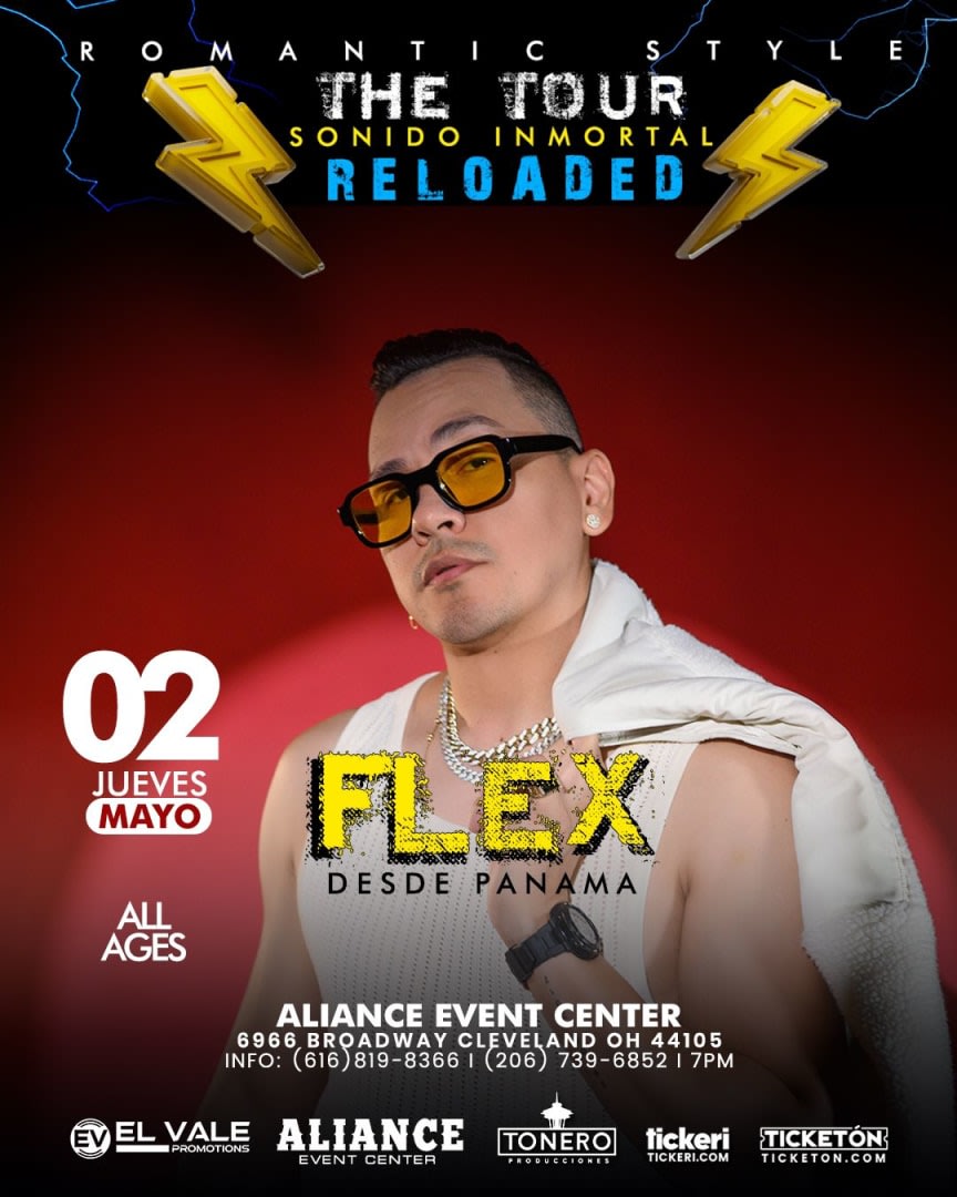 Event - FLEX ROMANTIC STYLE EN CLEVELAND  - Cleveland, OH - jue, 2 de mayo de 2024} | concert tickets