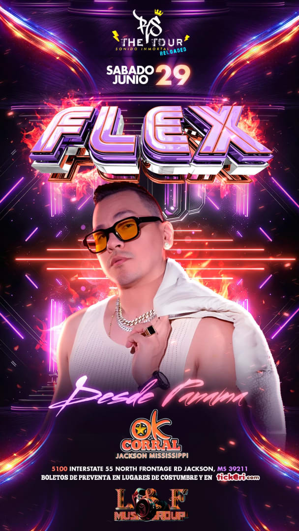 Event - FLEX "ROMANTIC STYLE THE TOUR " - Jackson, MS - sáb, 29 de junio de 2024} | concert tickets