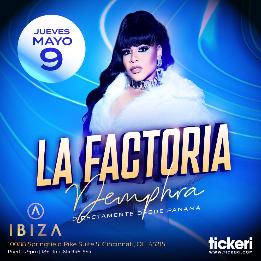 Event - LA FACTORIA EN CINCINNATI - CINCINNAT, OH - jue, 9 de mayo de 2024} | concert tickets