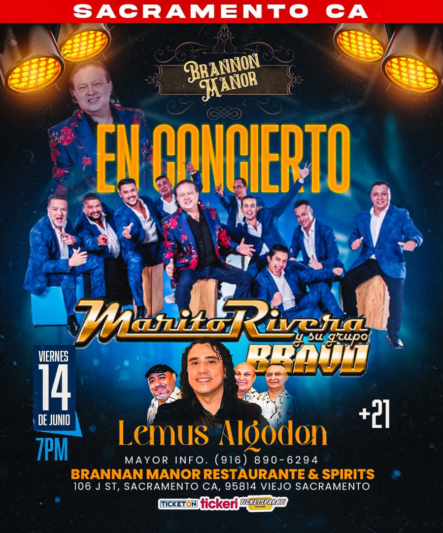 Event - Marito Rivera en Concierto en Sacramento  - Sacramento, CA - vie, 14 de junio de 2024} | concert tickets