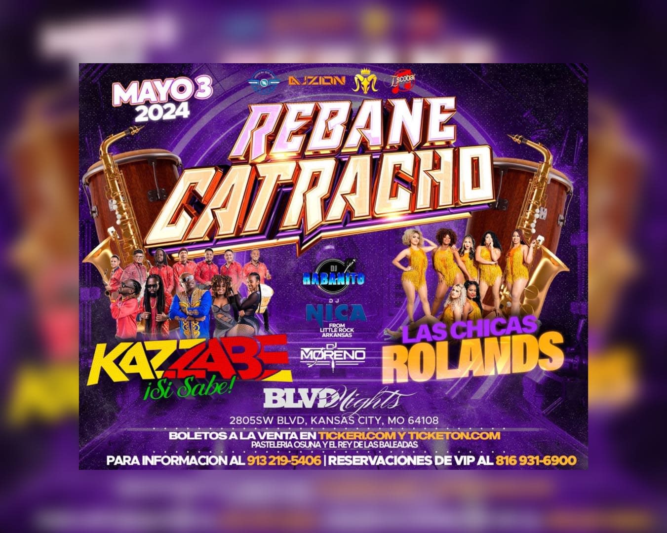 Event - Rebane Catracho - Kansas City, MO - Fri, May 3, 2024} | concert tickets