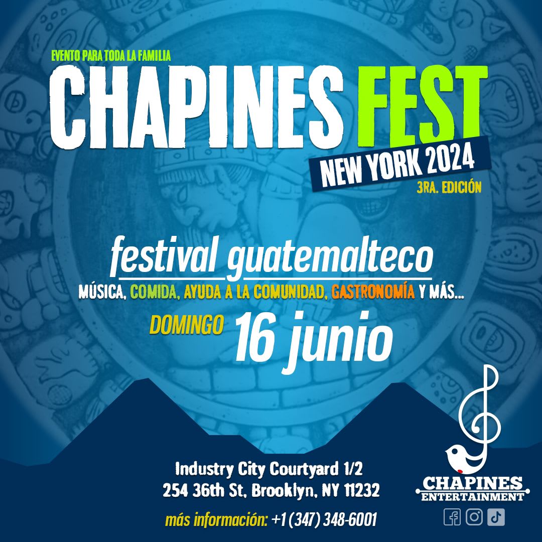 Event - CHAPINES FEST 2024 - Brooklyn , NY - dom, 16 de junio de 2024} | concert tickets