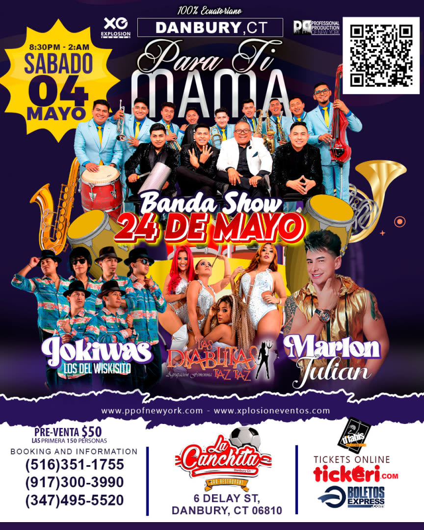 Event - Para ti Mamá Danbury CT - Danbury, CT - Sat, May 4, 2024} | concert tickets