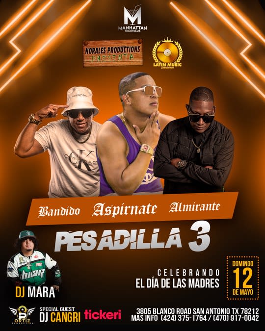 Event - Aspirante, Almirante & Bandido - San Antonio, TX - dom, 12 de mayo de 2024} | concert tickets