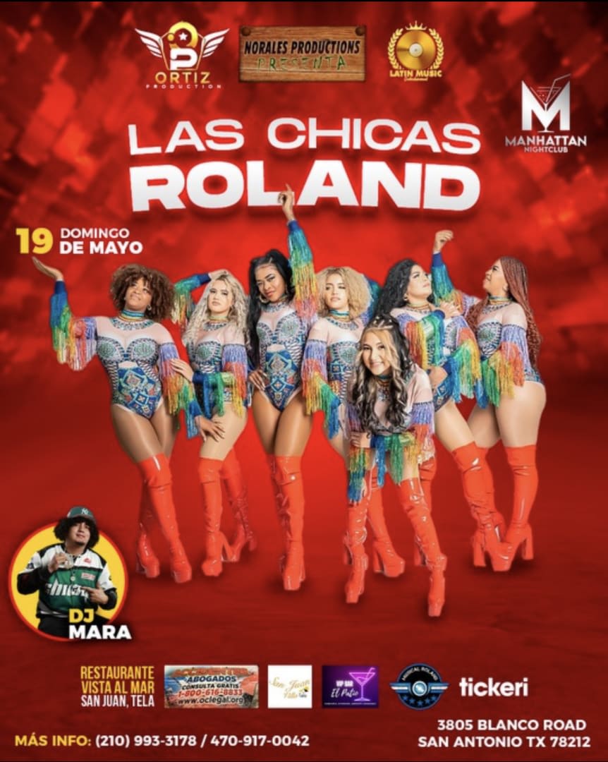 Event - CHICAS ROLANDS EN VIVO - San Antonio, TX - dom, 19 de mayo de 2024} | concert tickets