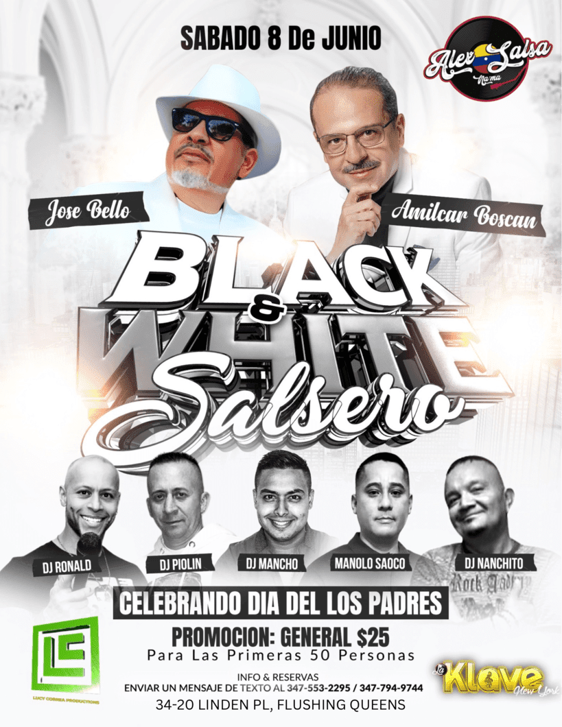 Event - Concierto De Salsa Celebrando Dia De Los Padres Con Jose Bello y Artista Sorpresa  - Flushing, NY - Sat, June 8, 2024} | concert tickets