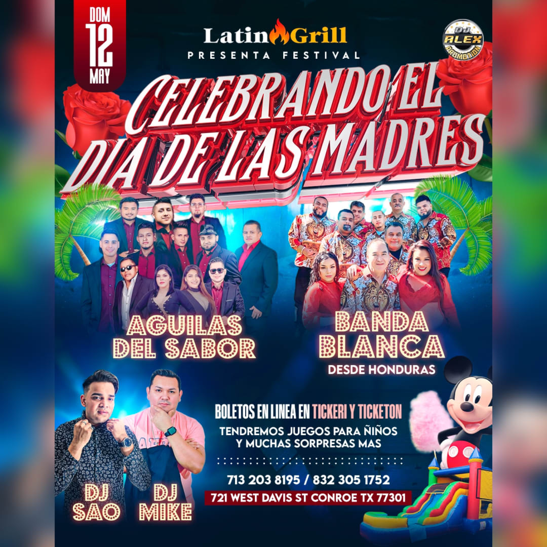 Event - Celebrando día de las madres  - Conroe, TX - dom, 12 de mayo de 2024} | concert tickets