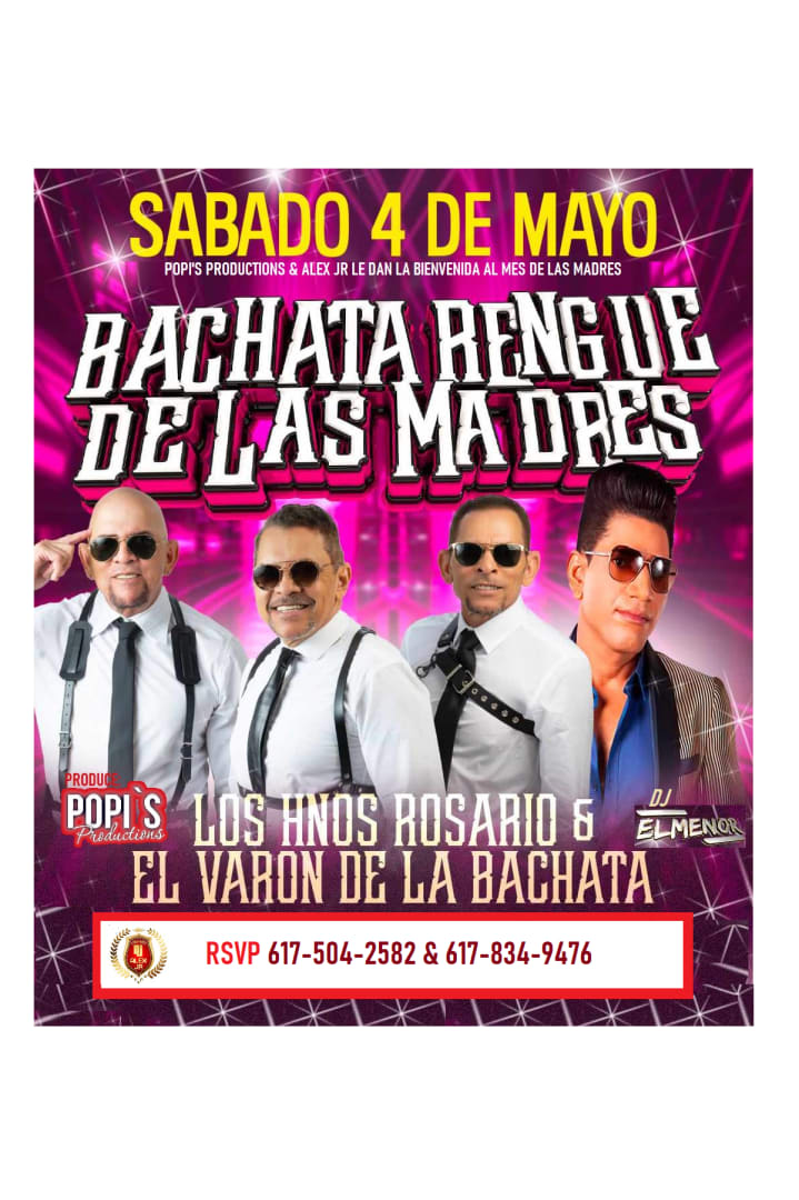 Event - Los Hermanos Rosario  y El Varon de la Bachata en OCEANSIDE Mayo 04