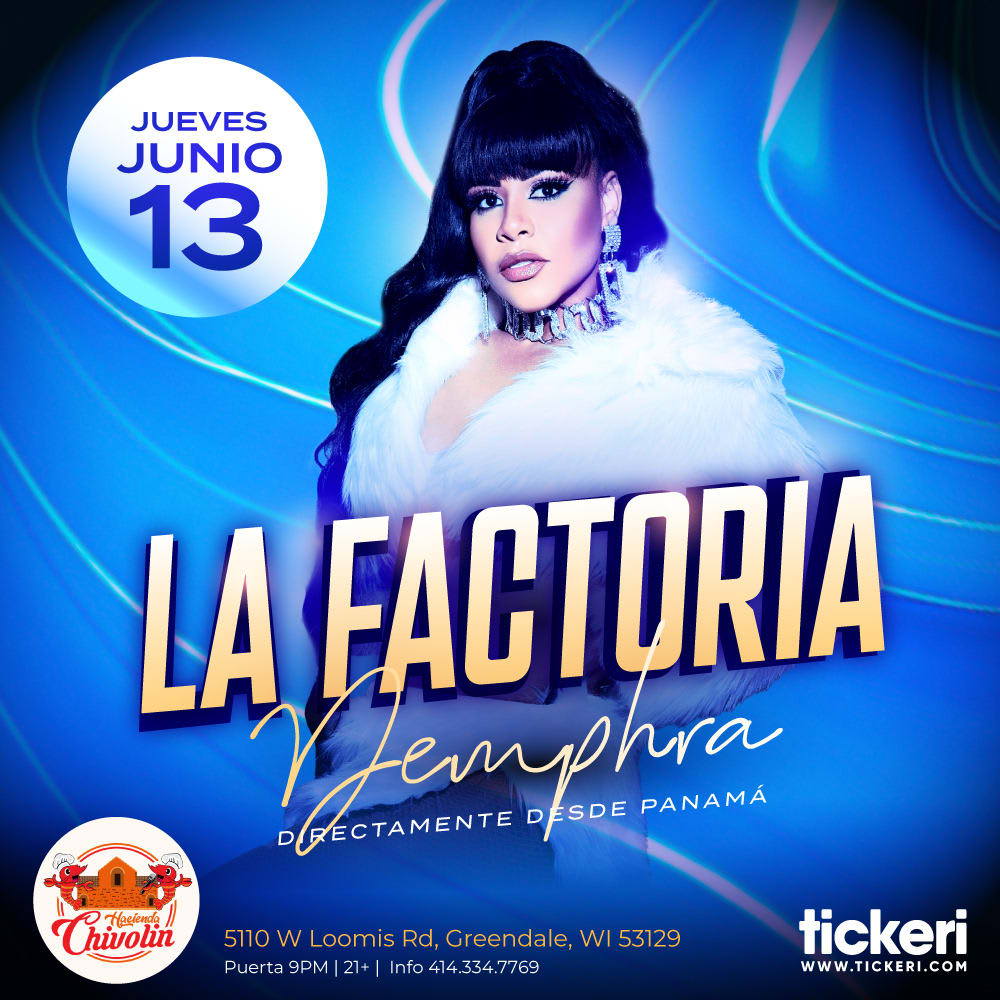 Event - LA FACTORIA EN GREENDALE WI - Greendale,  Wisconsin - Thu, June 13, 2024} | concert tickets