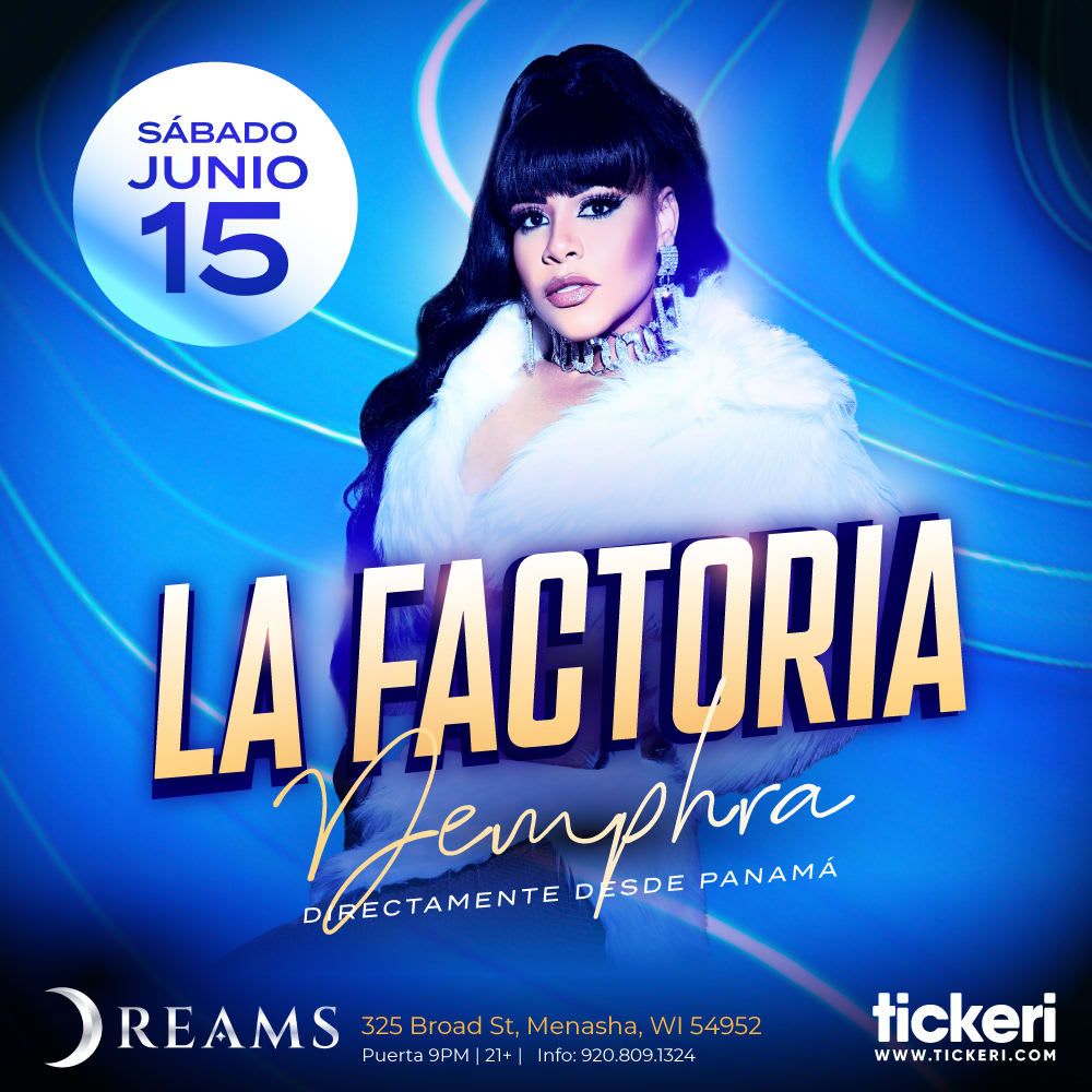 Event - LA FACTORIA EN MENASHA WI - Menasha, Wi - sáb, 15 de junio de 2024} | concert tickets