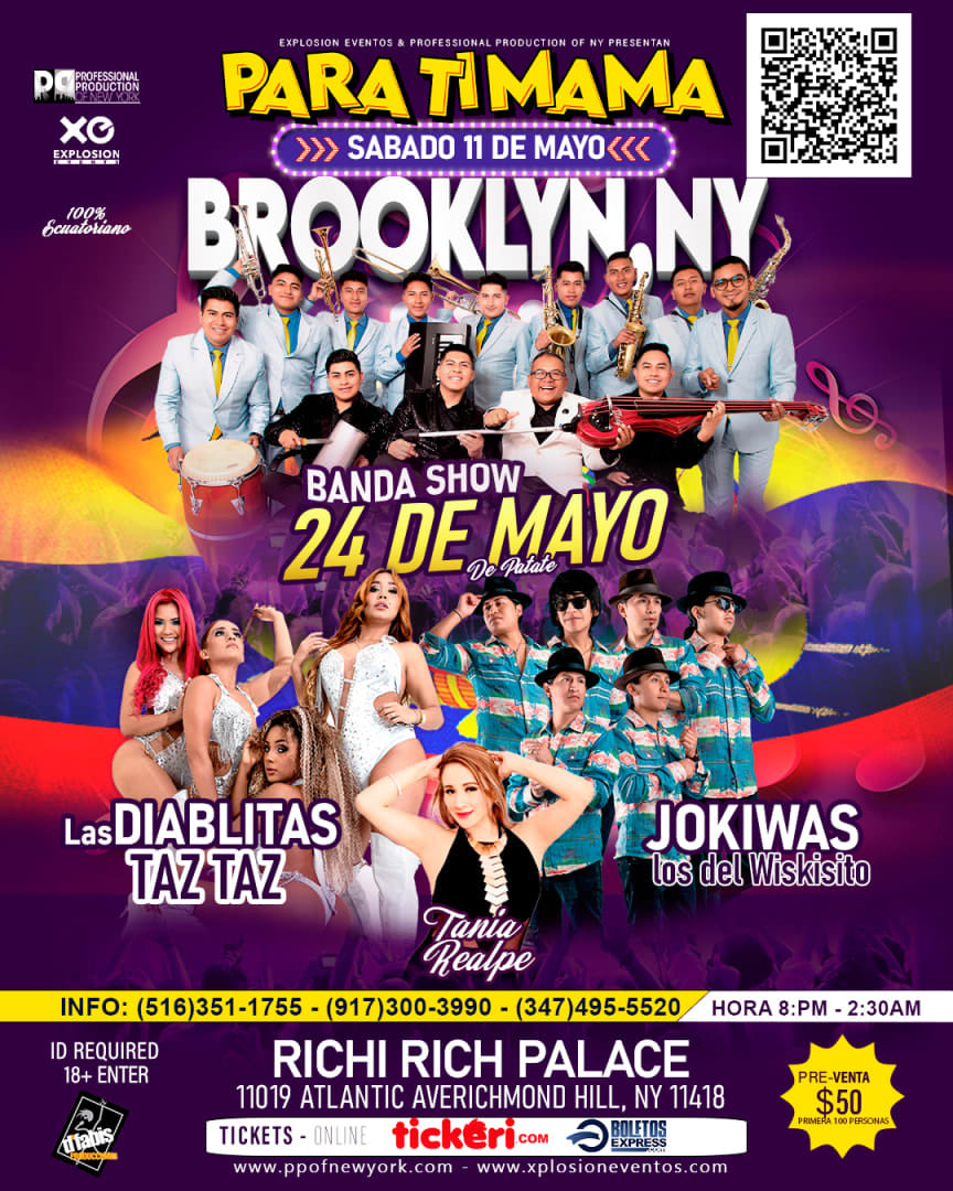 Event - Para ti Mamá Brooklyn  - Brooklyn, NY - sáb, 11 de mayo de 2024} | concert tickets