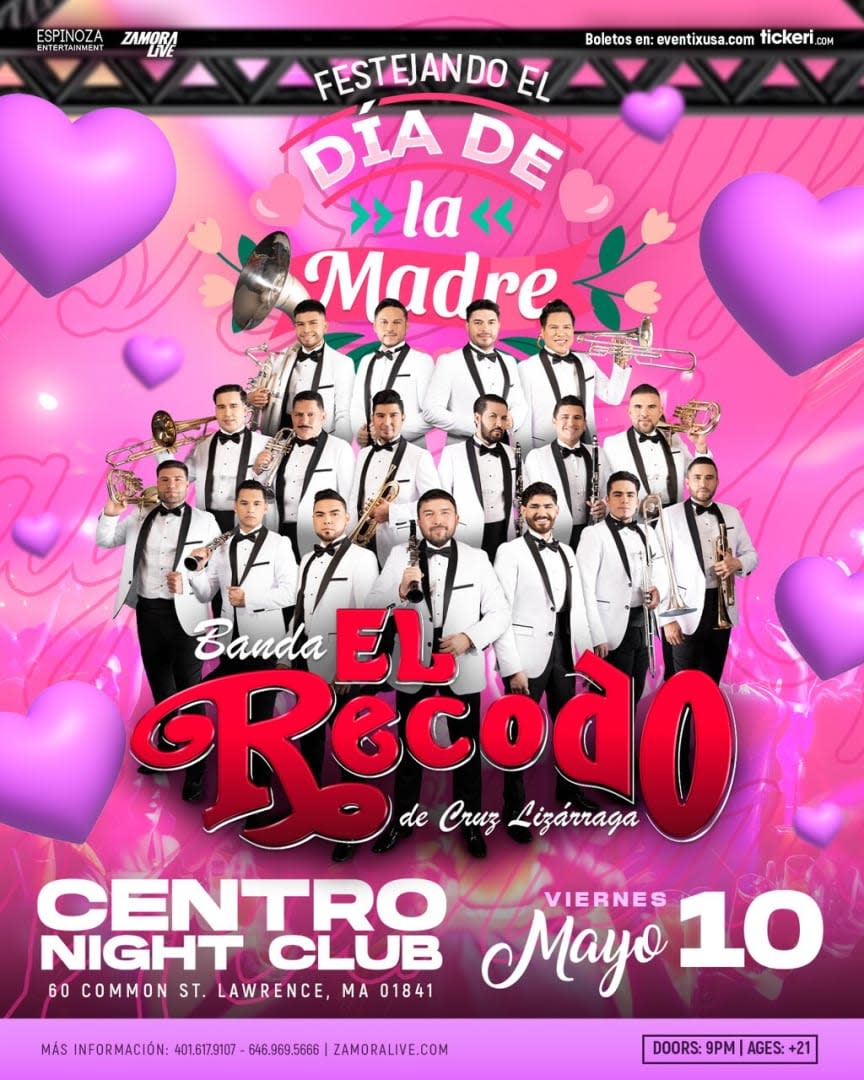 Event - BANDA EL RECODO en vivo en Lawrence, MA - Lawrence, MA - vie, 10 de mayo de 2024} | concert tickets