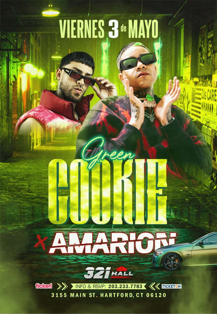 Event - Green Cookie - Amarion - Hartford, CT - Fri, May 3, 2024} | concert tickets