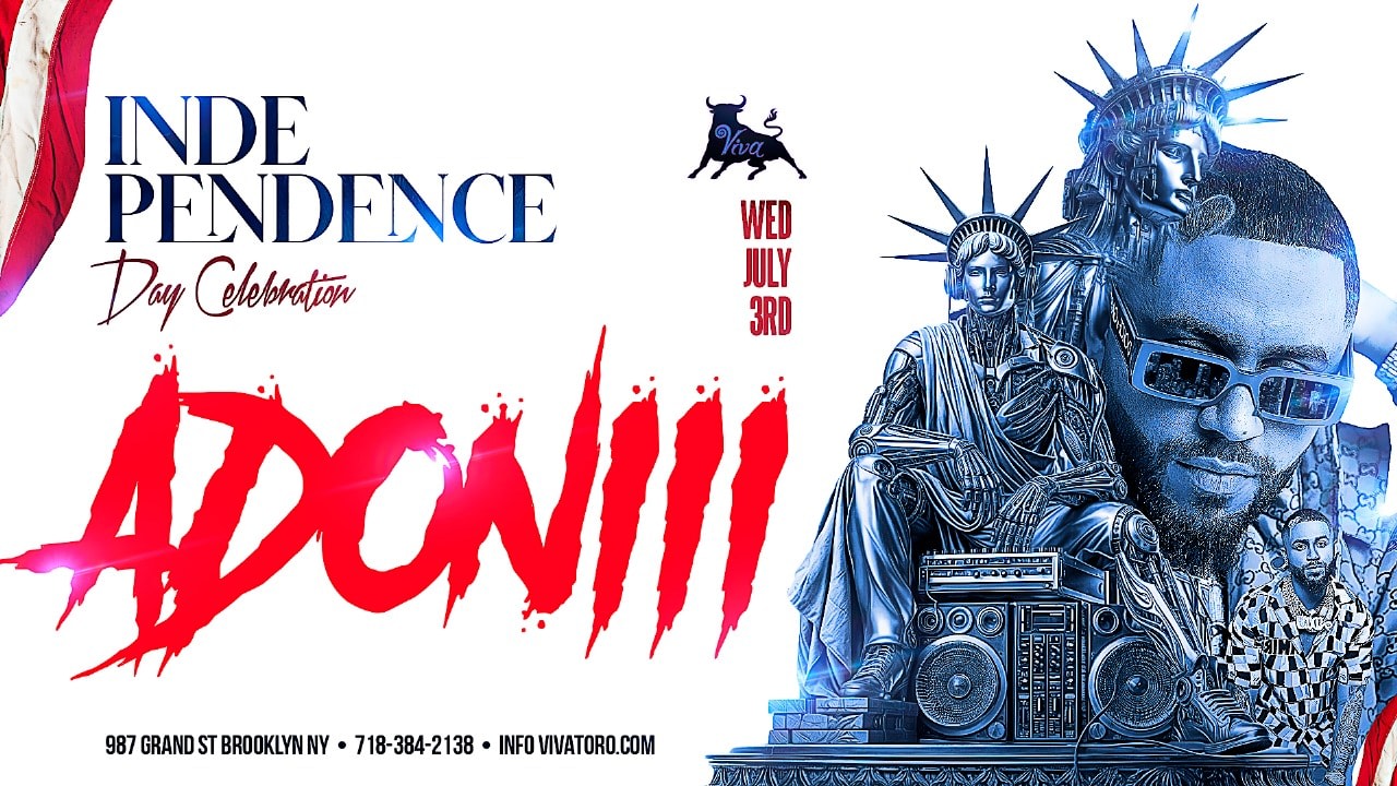 Event - DJ Adonii “Independence Day Celebration “ - Brooklyn, NY - mié, 3 de julio de 2024} | concert tickets