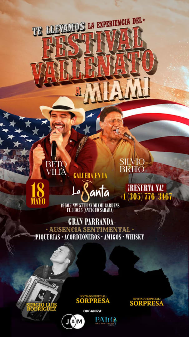 Event - EXPERIENCIA DEL FESTIVAL VALLENATO MIAMI 