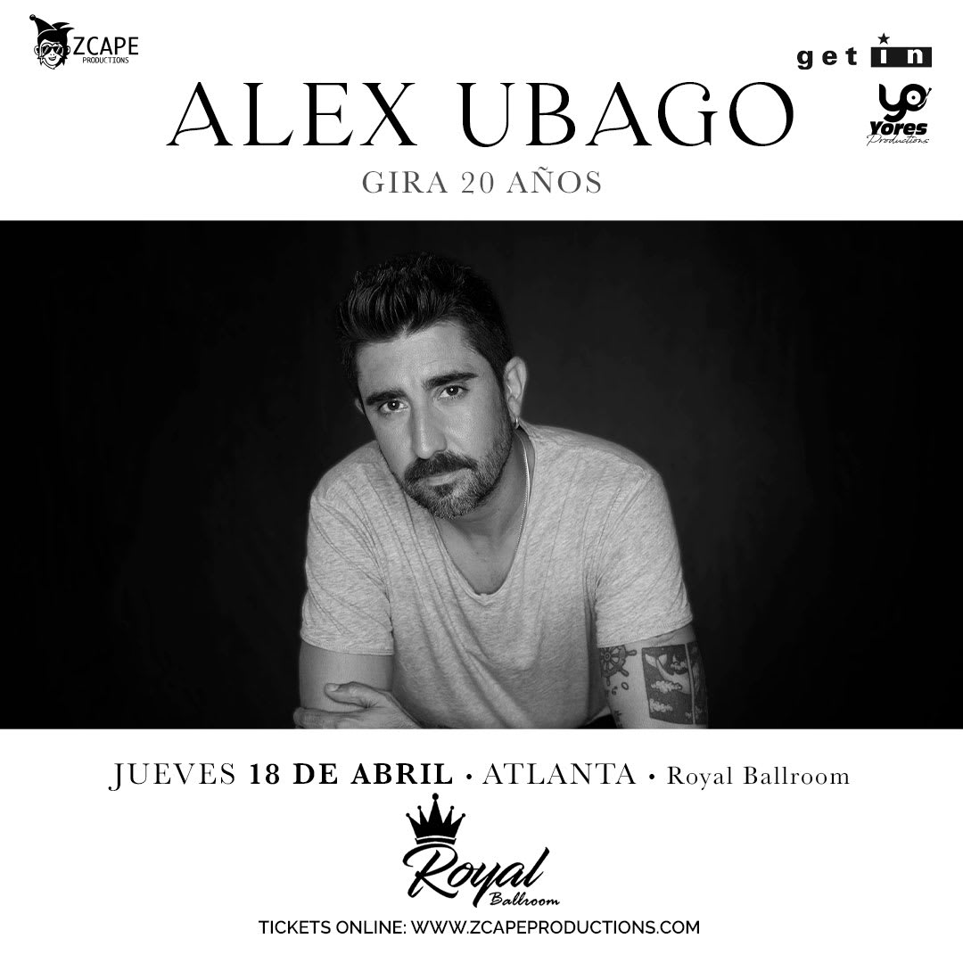 Event - ALEX UBAGO GIRA 20 AÑOS ! ATLANTA, GA