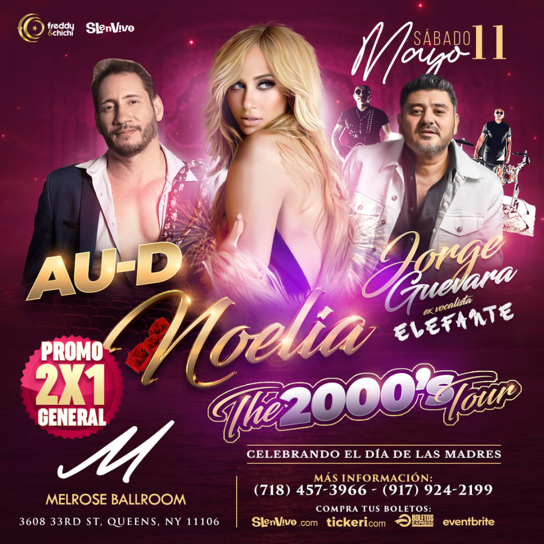 Event - NOELIA, JORGE GUEVARA de ELEFANTE & AU-D ! NEW YORK - Long Island City, NY - sáb, 11 de mayo de 2024} | concert tickets