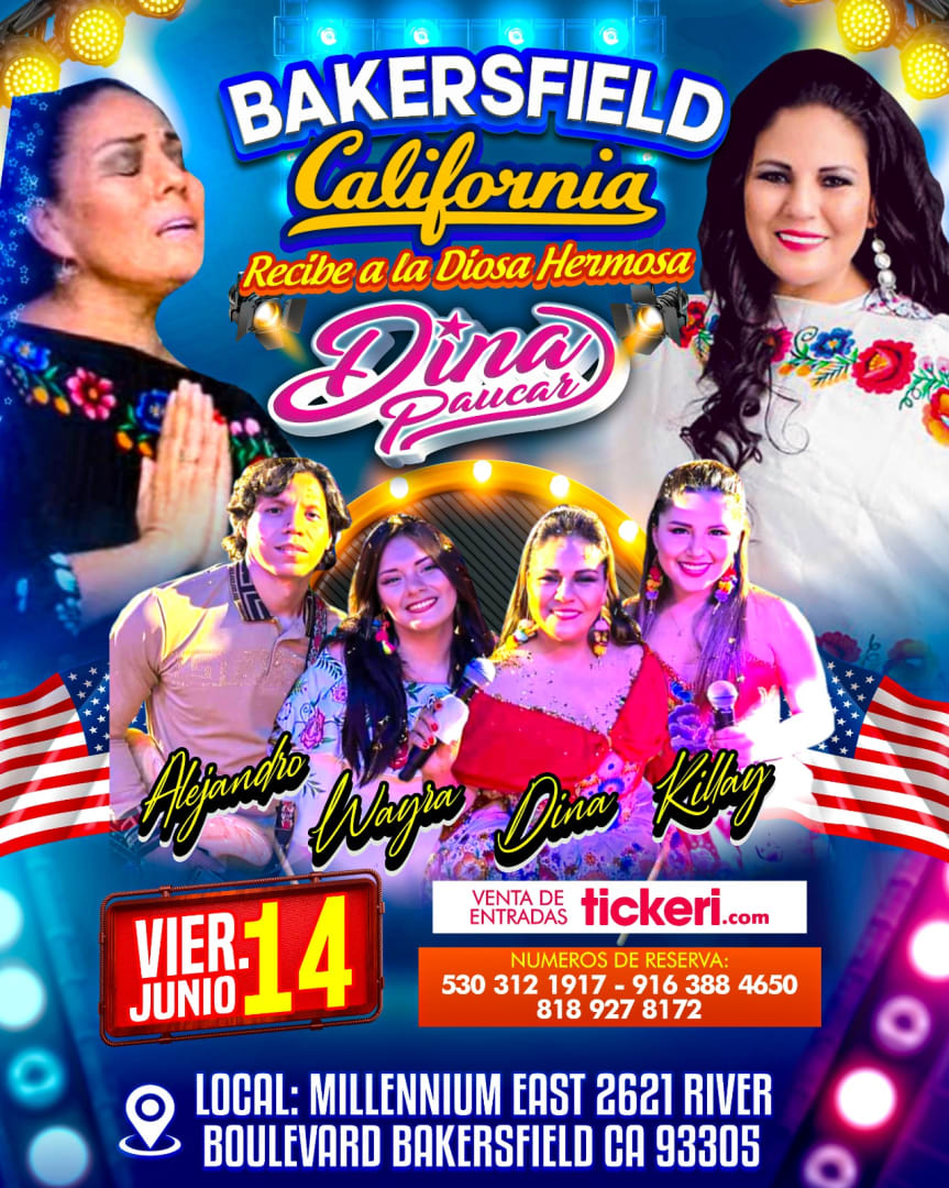 Event - DINA PAUCAR  LA DIOSA HERMOSA EN CONCIERTO! - Bakersfield, CA - Fri, June 14, 2024} | concert tickets