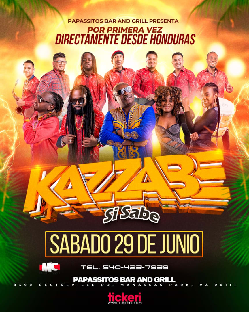 Event - KAZZABE AGRUPACION EN CONCIERTO ' MANASSAS VIRGINIA  - Manassas Park, VA - sáb, 29 de junio de 2024} | concert tickets