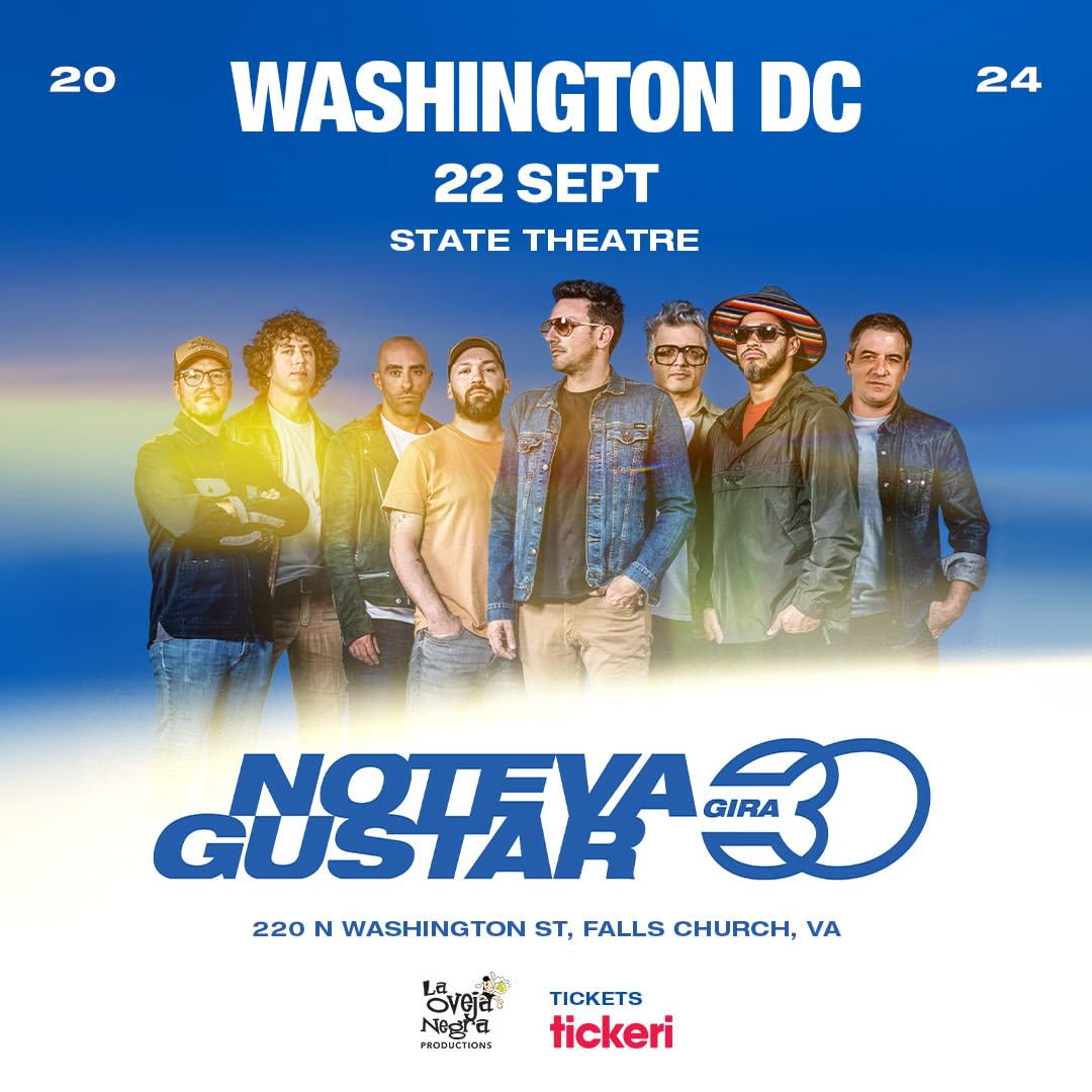 Event - No Te Va Gustar Washington DC - Falls Church, VA - Sun, September 22, 2024} | concert tickets