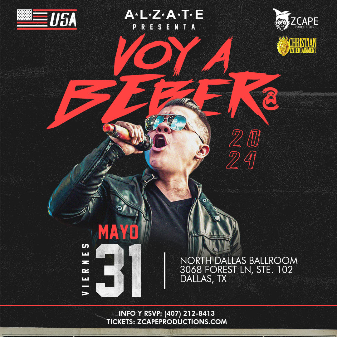 Event - ALZATE EN CONCIERTO  DALLAS TX - Dallas, TX - vie, 31 de mayo de 2024} | concert tickets