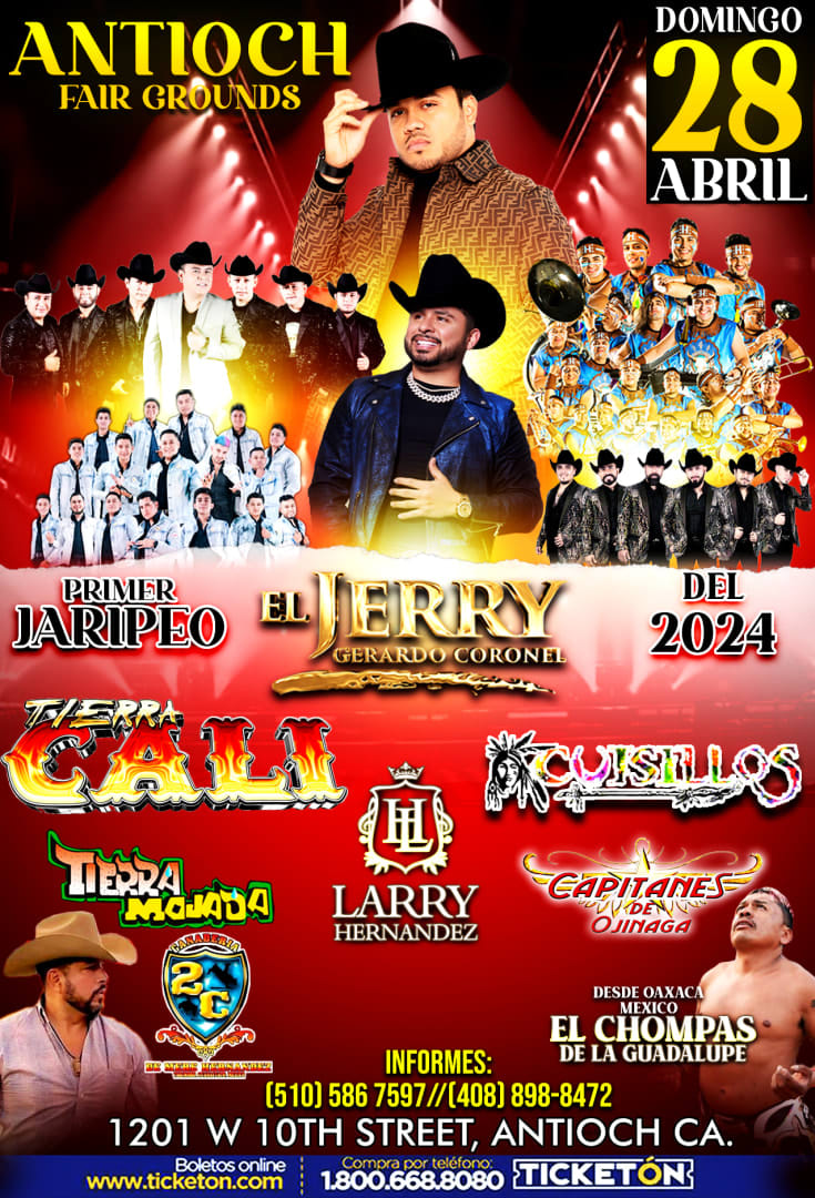 Event - PRIMER JARIPEO DEL AÑO - Antioch, CA - dom, 28 de abril de 2024} | concert tickets