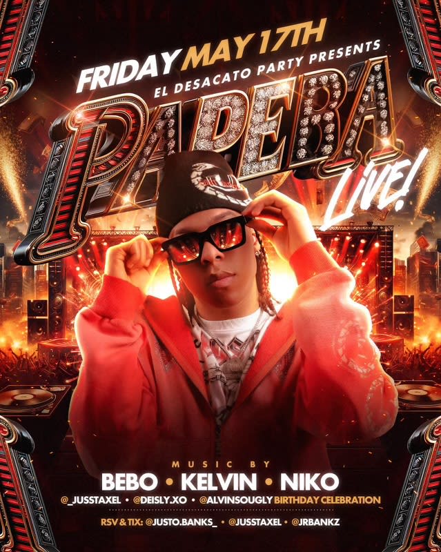 Event - Papera Live - Bronx , New York  - Fri, May 17, 2024} | concert tickets