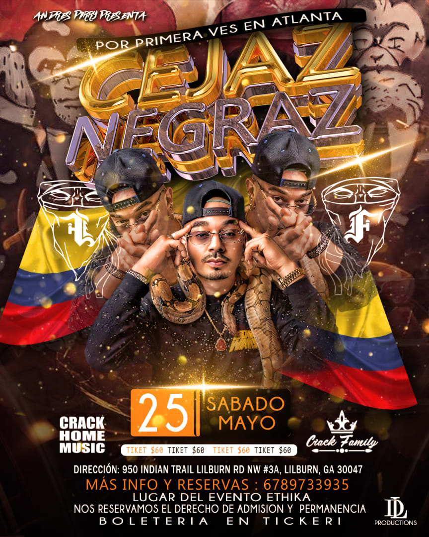 Event - ⚜️CEJAZ NEGRAZ⚜️ por primera vez en Atlanta, Ga - Lilburn, GA - Sat, May 25, 2024} | concert tickets