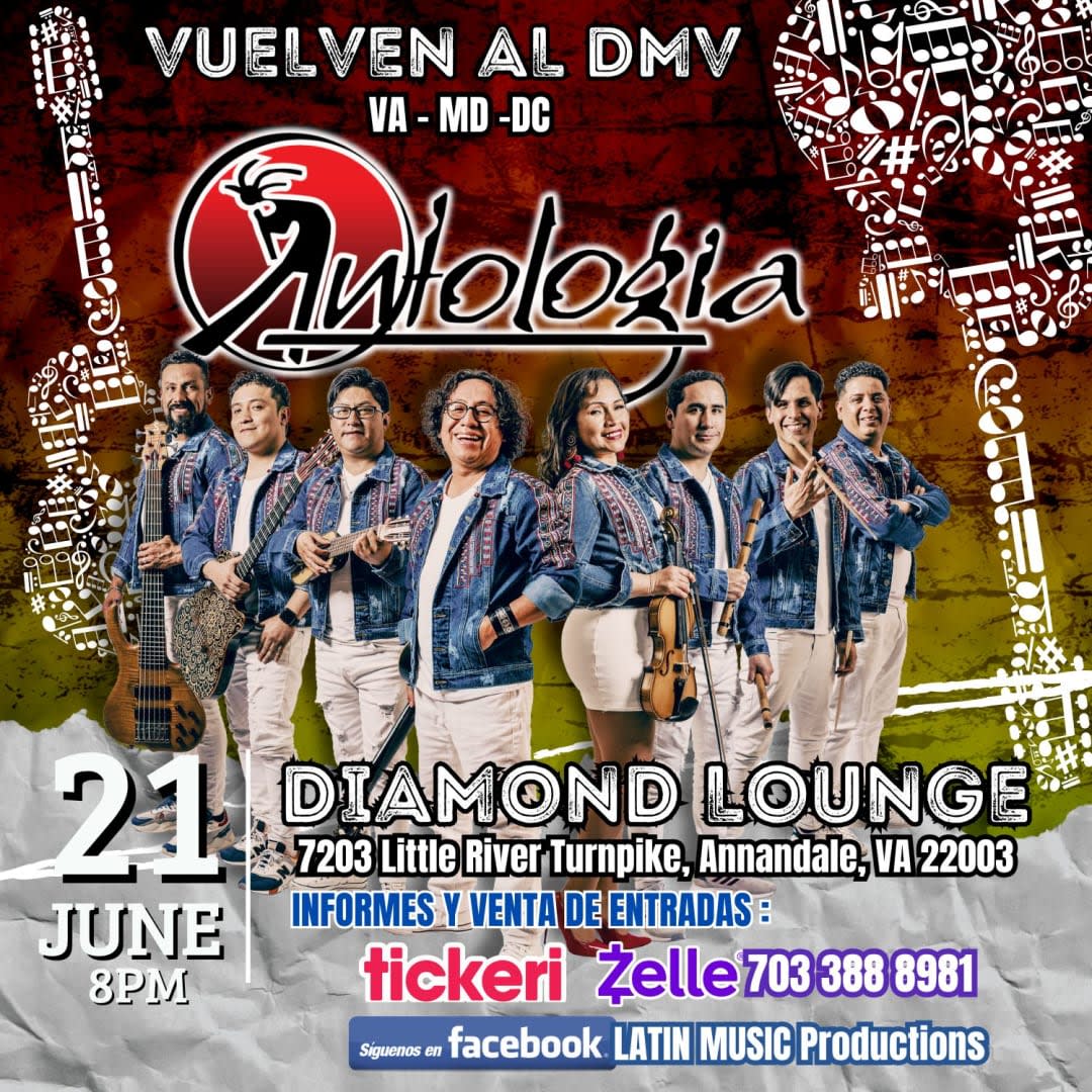 Event - ANTOLOGIA EN CONCIERTO EL DMV - Annandale, VA - Fri, June 21, 2024} | concert tickets