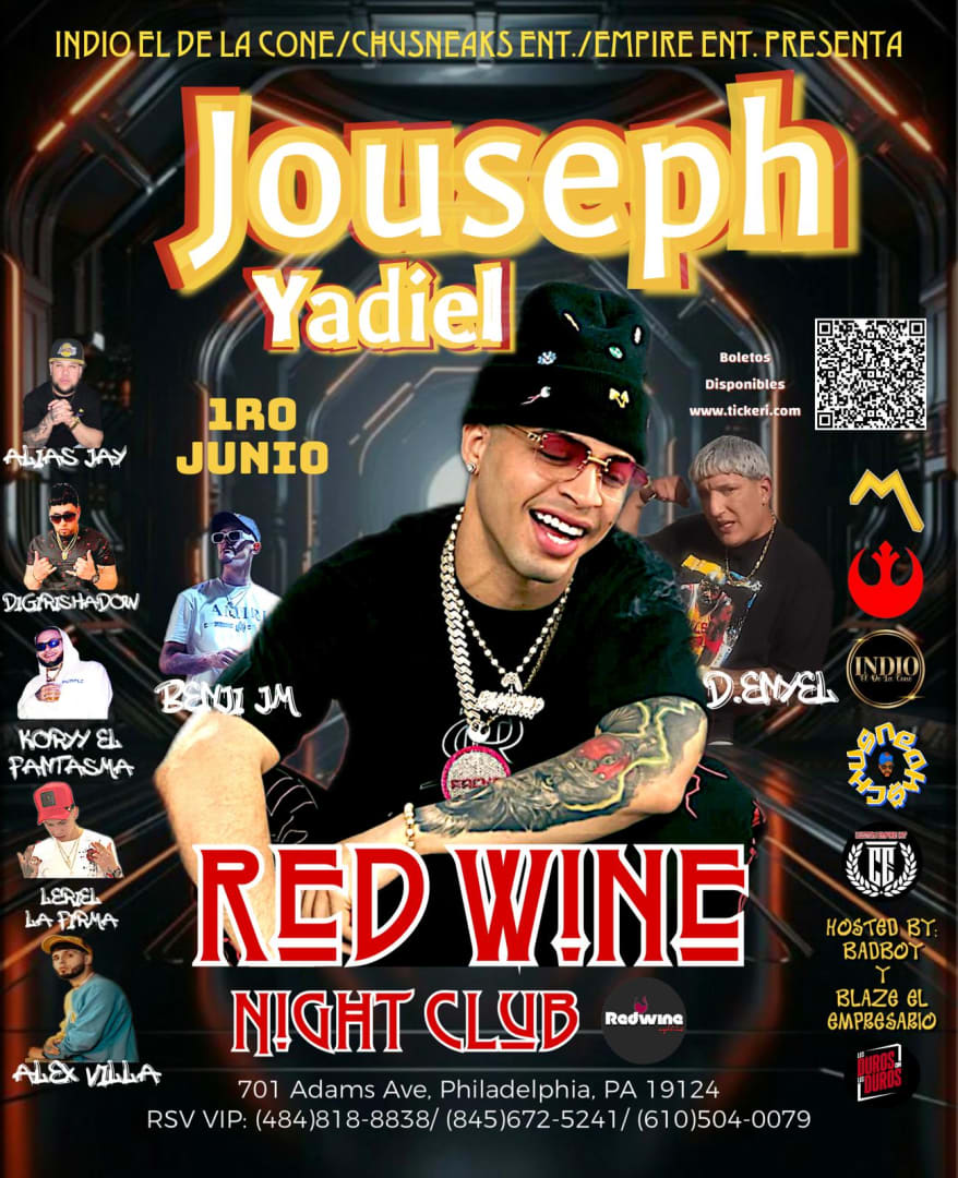 Event - Jouseph Yadiel Los De La M amarilla & ALQAEDAS inc..3 Show en 1...9 invitados ,4 desde Puerto Rico del Corillo de Alqaedas sorpresa,y 5 Nuevo Talentos..desen  Cita .. - Philadelphia, PA - Sat, June 1, 2024} | concert tickets