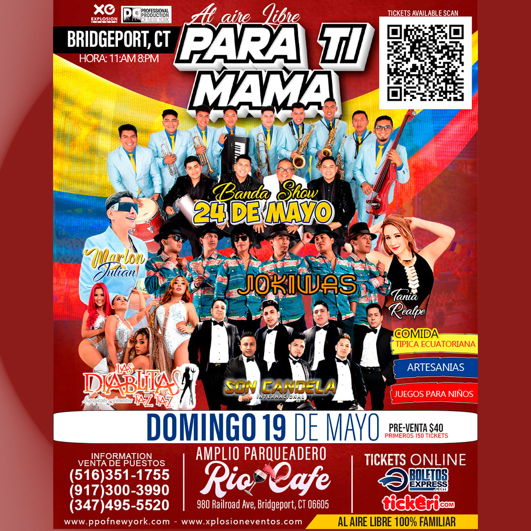 Event - PARA TI MAMA BRIDGEPORT,CT - Bridgeport, CT - dom, 19 de mayo de 2024} | concert tickets