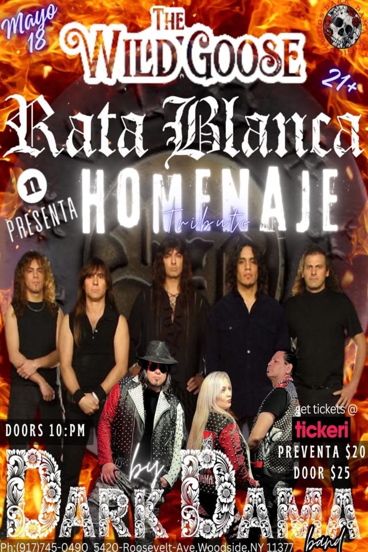 Event - Rata Blanca HOMENAJE! - Woodside, NY - sáb, 18 de mayo de 2024} | concert tickets