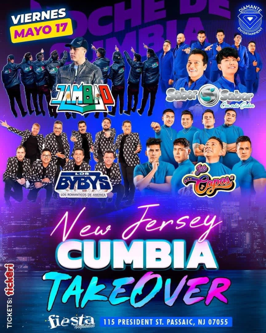 Event - JAMBAO, BABY'S, LOS CAPOS, SABOR SABOR, - Passaic, NJ - Fri, May 17, 2024} | concert tickets