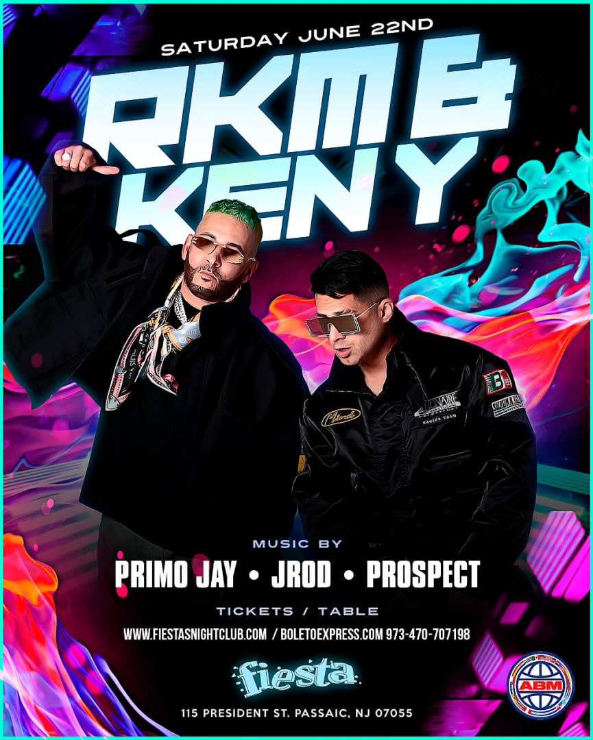 Event - RKM & KENNY, PRIMO JAY, J ROD, PROSPECT - Passaic, NJ - sáb, 22 de junio de 2024} | concert tickets