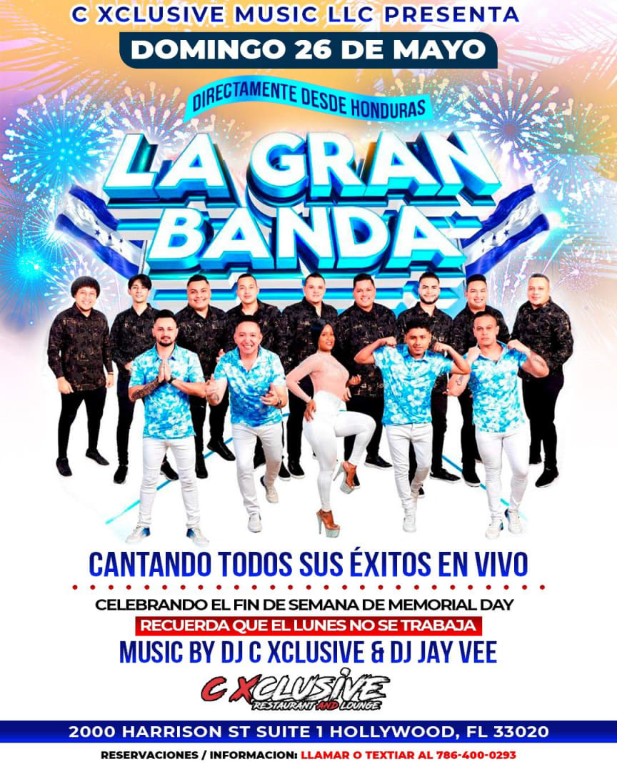 Event - LA MAQUINA SHOW DE HONDURAS LA GRAN BANDA EN VIVO - Hollywood, FL - dom, 26 de mayo de 2024} | concert tickets