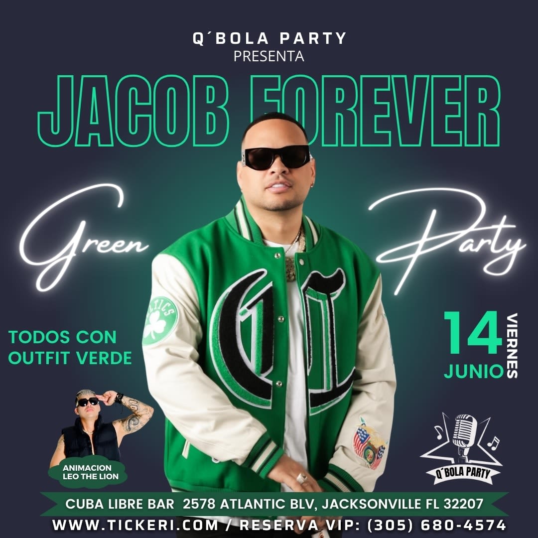 Event - CONCIERTO DE JACOB FOREVER 14 DE JUNIO - Jacksonville, FL - vie, 14 de junio de 2024} | concert tickets